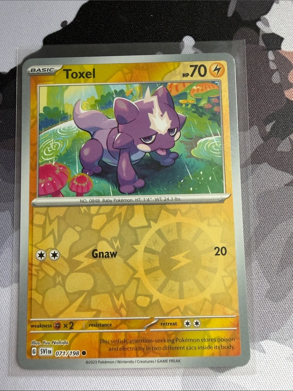 Toxel & Toxtricity Pokémon Evolution Card Lot ⚡ Reverse Holo | 4 Cards ✨5/$25✨